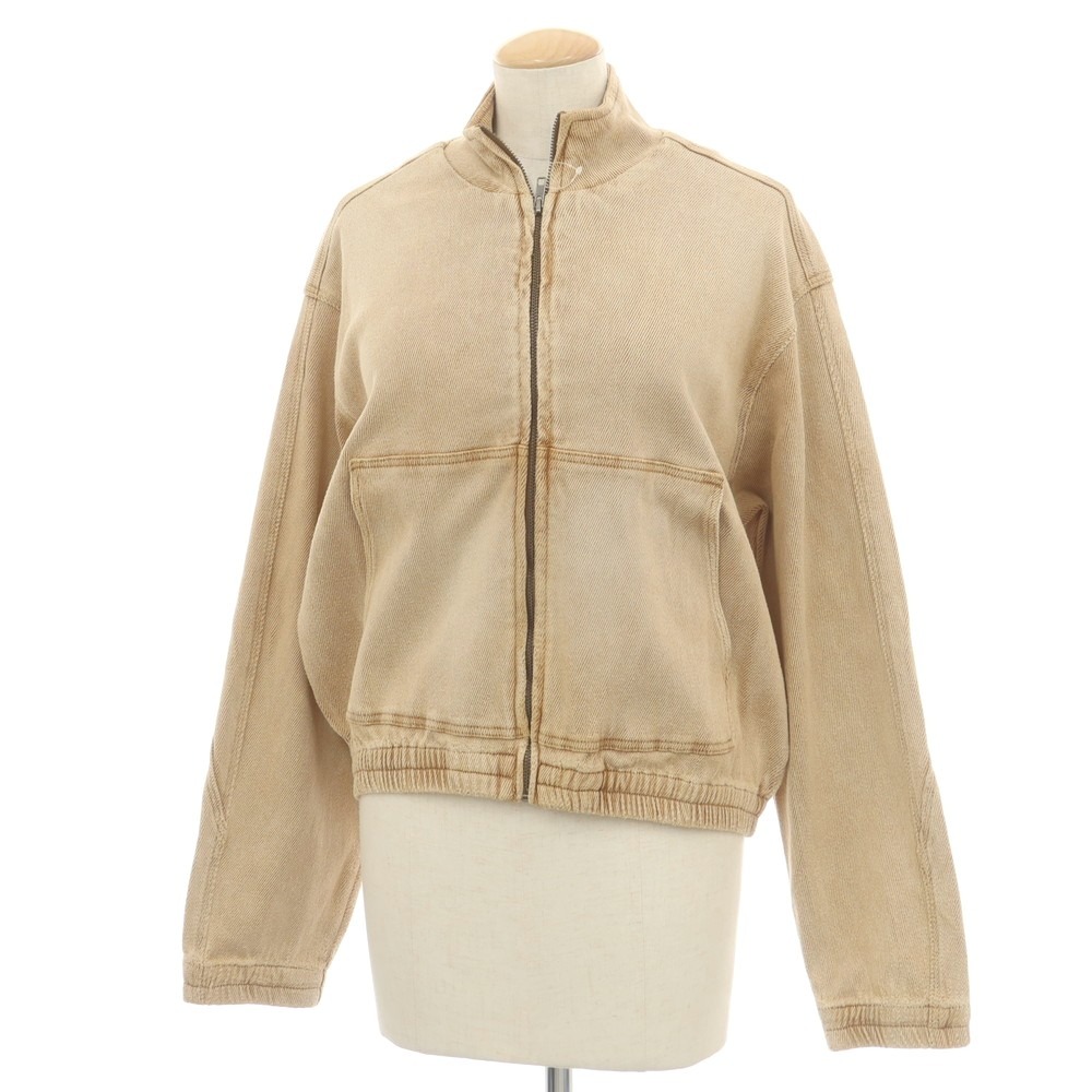 【中古】スタジオドー STUDIO DOE ストレッチコットン ワークジャケット ベージュ【サイズS】【S/S/A/W】【状態ランクA】【レディース】[APD]