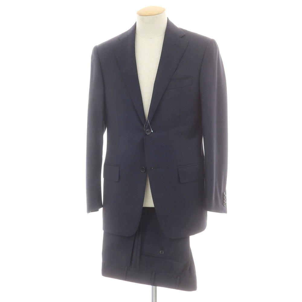 【SALE30%OFF/返品不可】【中古】コルネリアーニ CORNELIANI SUPER110’S 羊毛 2つ名取り草背広 米国海軍【大きさ44】【S/S/A/W】【物質の状態位置づけるC】【メンズ】[APD]