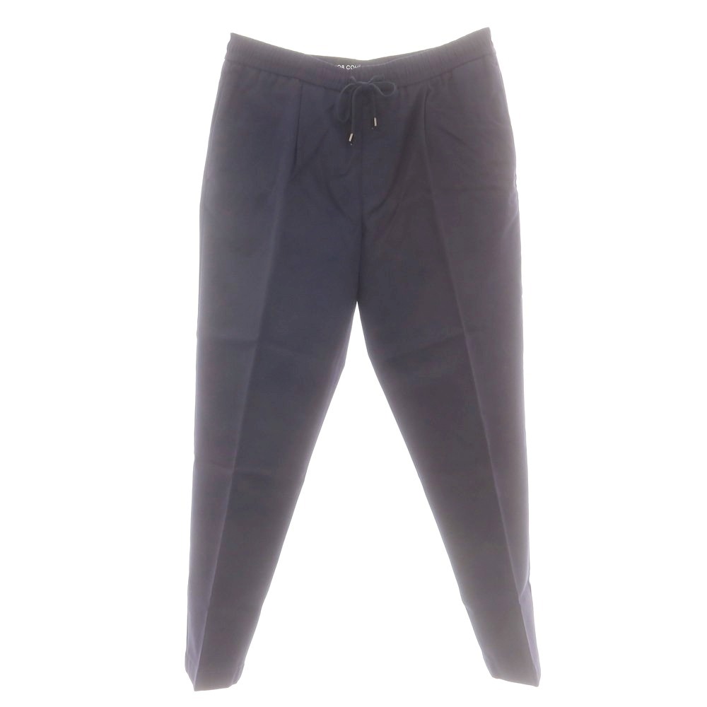 【新品】ヤコブコーエン JACOB COHEN DANIEL ウール イージーパンツ ダークネイビー【サイズL】【A/W】【状態ランクN】【メンズ】[CPD]