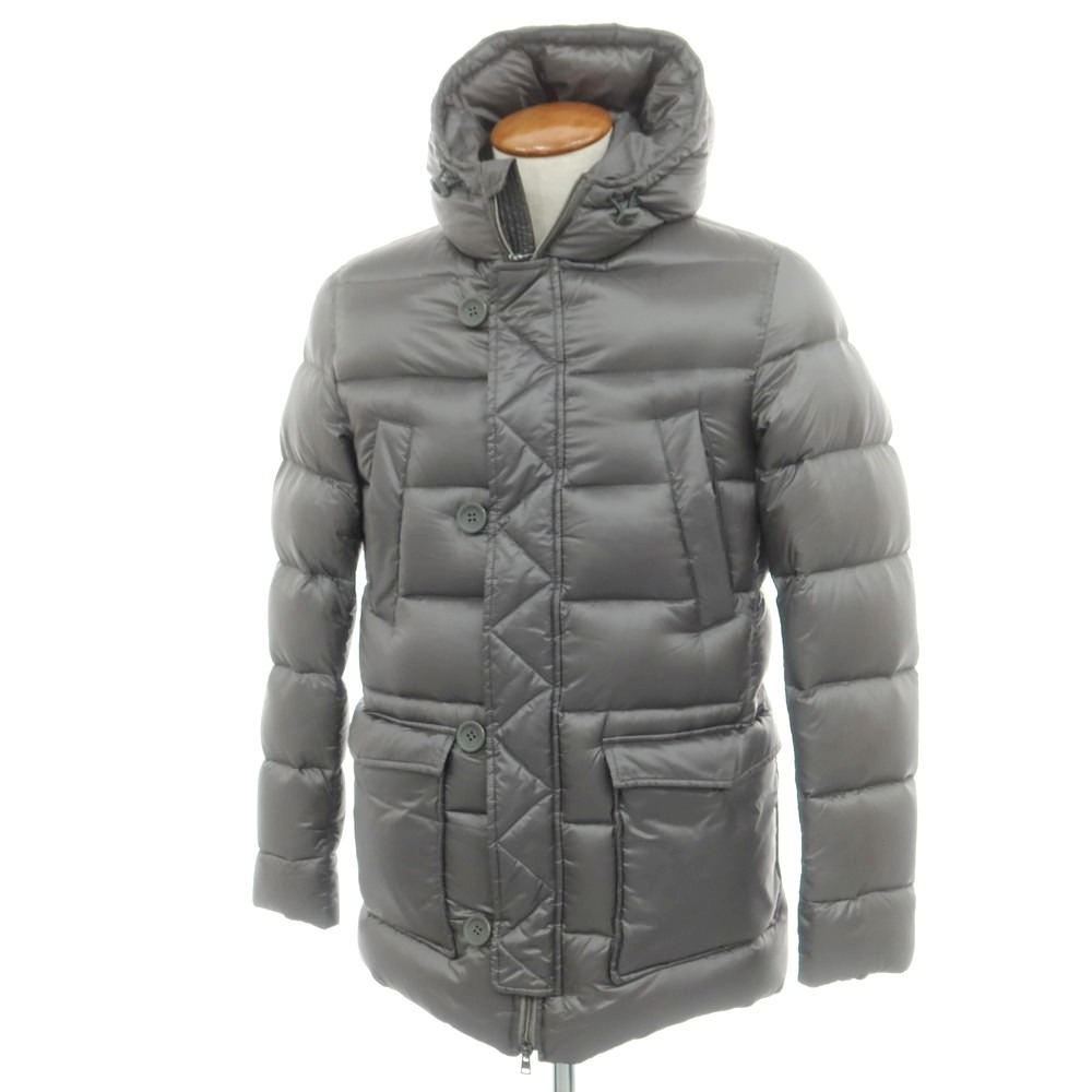 【SALE10%OFF/返品不可】【中古】ヘルノ Herno ナイロン ダウンコート グレー系【サイズ46】【A/W】【状態ランクB】【メンズ】[BPD]｜リタリオリブロ