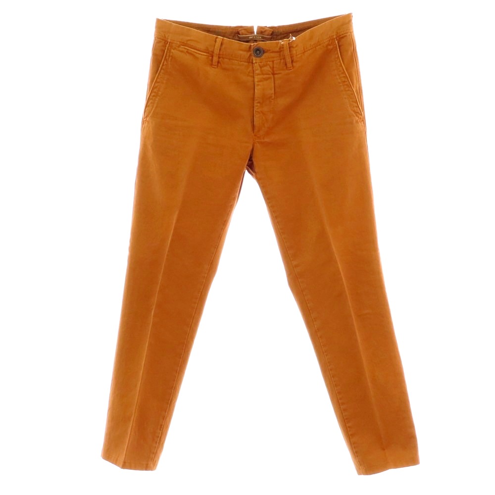 【中古】インコテックス INCOTEX コットン カジュアルスラックスパンツ オレンジ【サイズ32】【S/S/A/W】【状態ランクB】【メンズ】