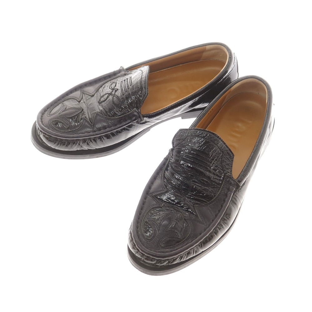 【中古】タンク TanC パテントレザー モカシン ローファー ブラック【サイズ26.5cm】【S/S/A/W】【状態ランクB】【メンズ】[BPD]｜リタリオリブロ