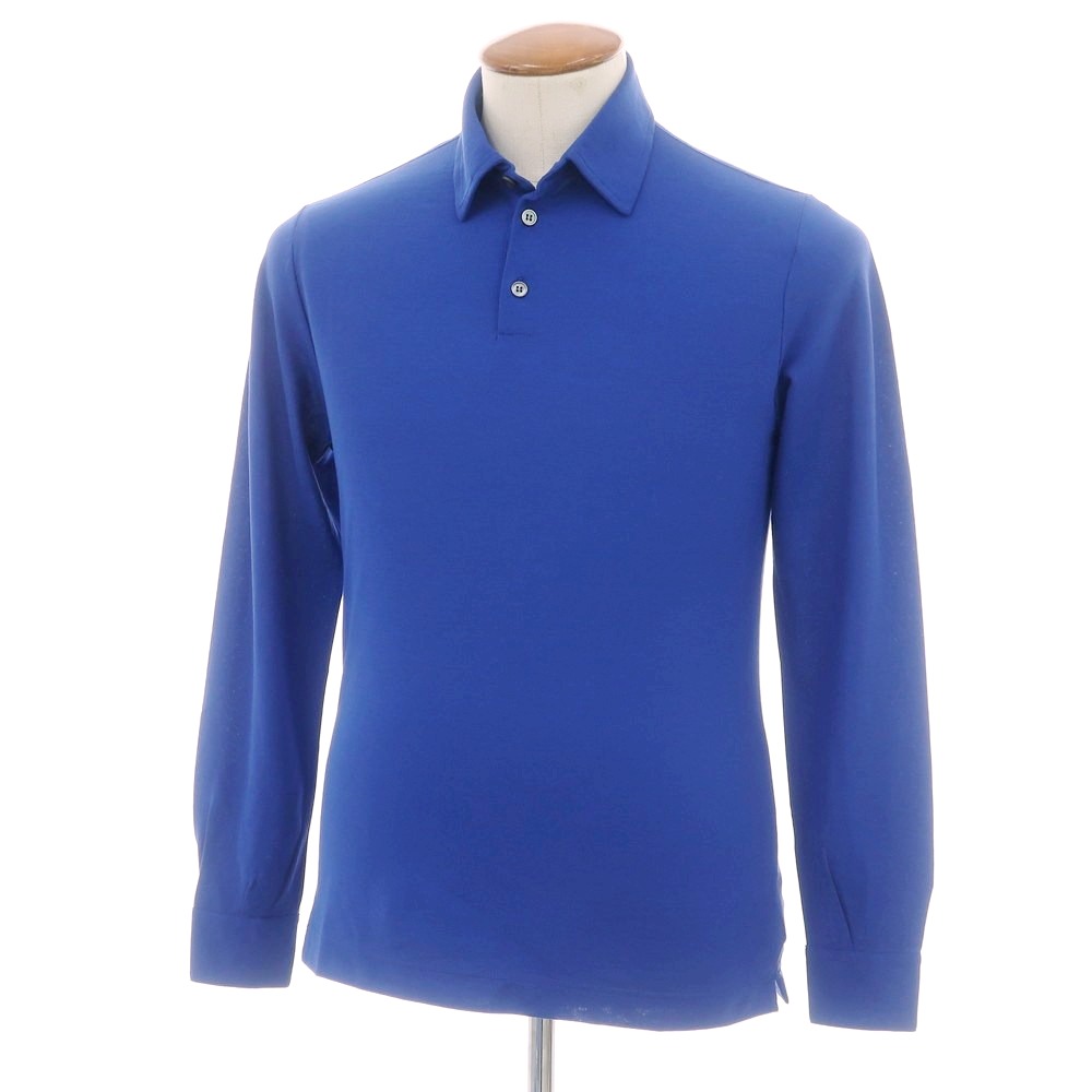 【SALE10%OFF/返品不可】【新品】ザノーネ ZANONE 内燃機関綿織物 長袖スポーツシャツ 青碧【大きさ46】【S/S/A/W】【物質の状態位置づけるN】【メンズ】[APD]