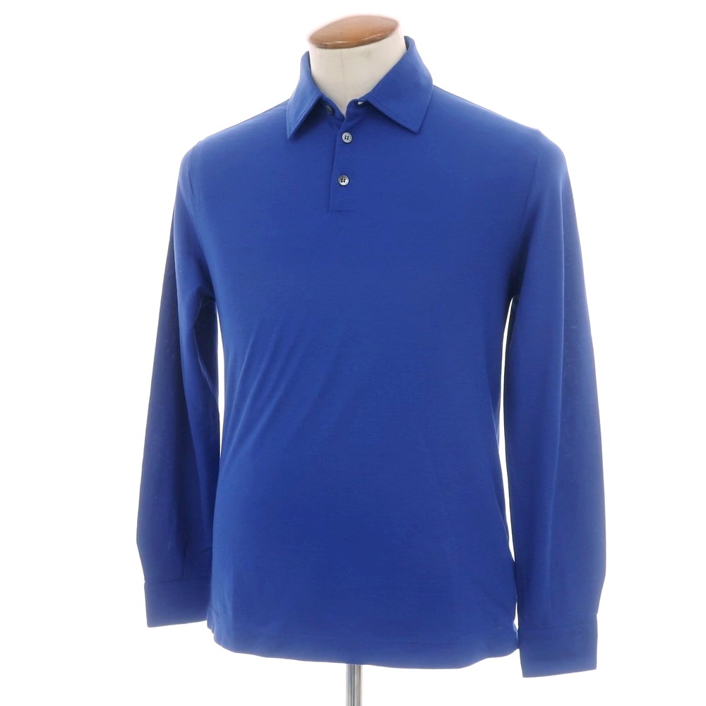 【SALE10%OFF/返品不可】【新品】ザノーネ ZANONE 内燃機関綿織物 長袖スポーツシャツ 青碧【大きさ48】【S/S/A/W】【物質の状態位置づけるN】【メンズ】[APD]
