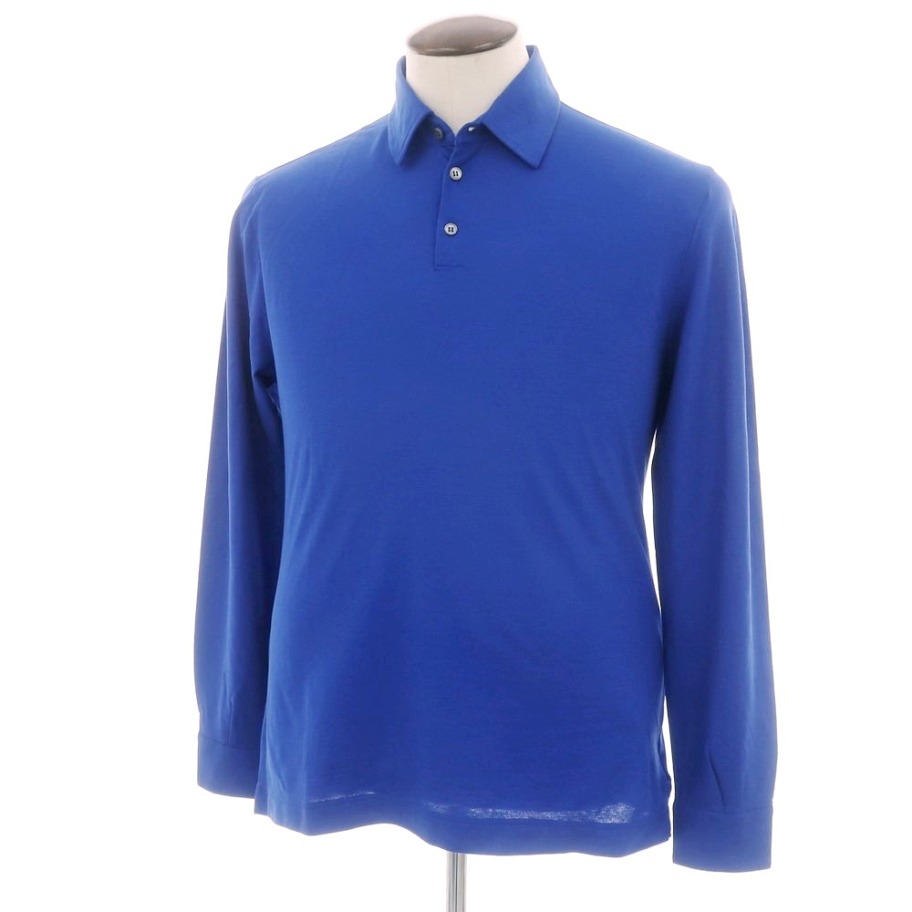 【SALE10%OFF/返品不可】【新品】ザノーネ ZANONE 内燃機関綿織物 長袖スポーツシャツ 青碧【大きさ52】【S/S/A/W】【物質の状態位置づけるN】【メンズ】[APD]