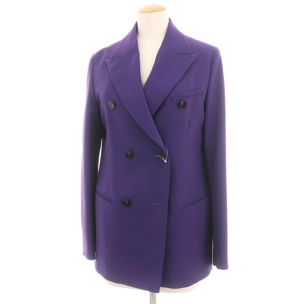 【SALE10%OFF/返品不可】【新品】モンテドーロ Montedoro 投げること御召しもの ポリエステル ダブル6B 心地好い上衣 パープル【大いさ42】【S/S/A/W】【物質の状態序列付けるN】【レディース】[APD]