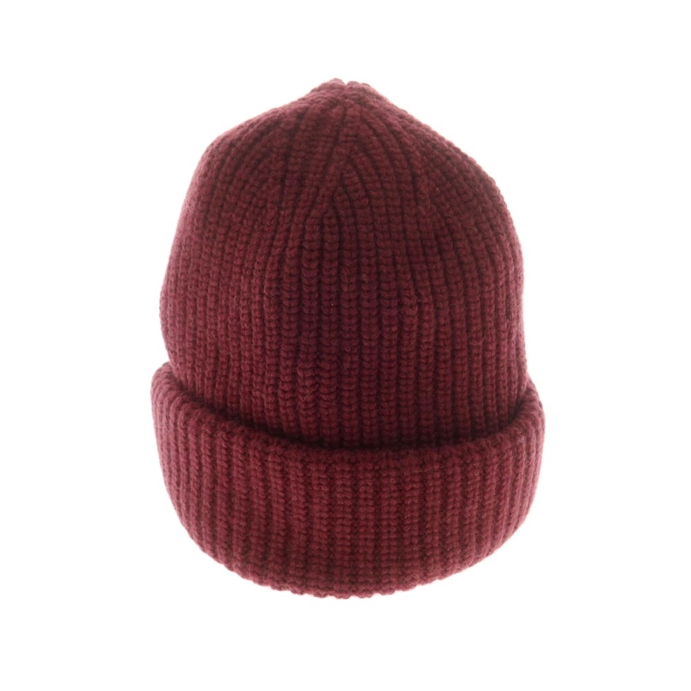 【新品】ザノーネ ZANONE ミドルゲージカシミヤ ニットキャップ 帽子 ワイン【サイズUNI】【A/W】【状態ランクN】【メンズ】[APD]