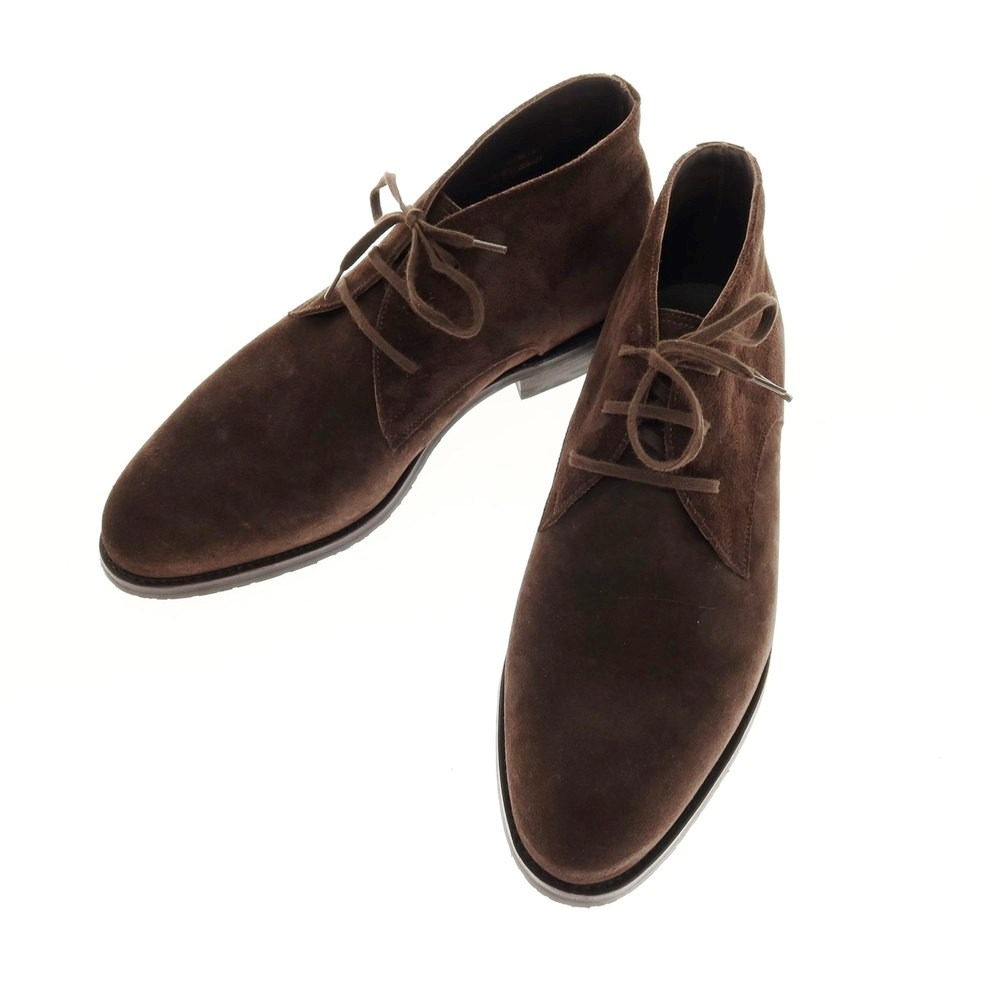 【SALE10%OFF/返品不可】【中古】ジェイエムウエストン J.M WESTON EDOUARD スエードクロス チャッカブーツ 靉靆たる赤銅色【大いさ6 1/2D】【S/S/A/W】【物質の状態序列付けるA】【メンズ】[APD]