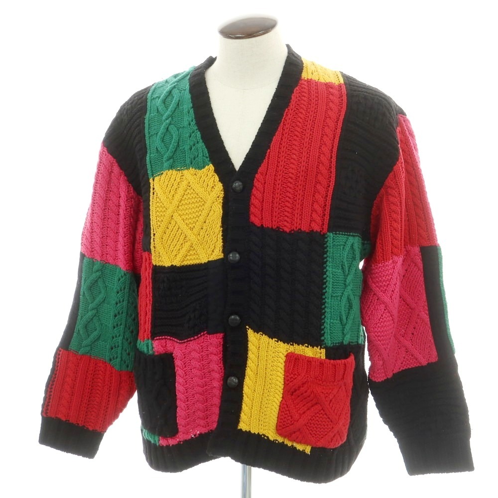 楽天市場】FW23 Supreme Patchwork Cable Knit Cardigan シュプリーム