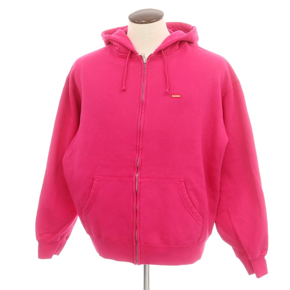【中古】シュプリーム Supreme 2025年秋冬 Small Box Zip Up Hooded Sweatshirt パーカー ショッキングピンク【サイズL】【A/W】【状態ランクB】【メンズ】[APD]