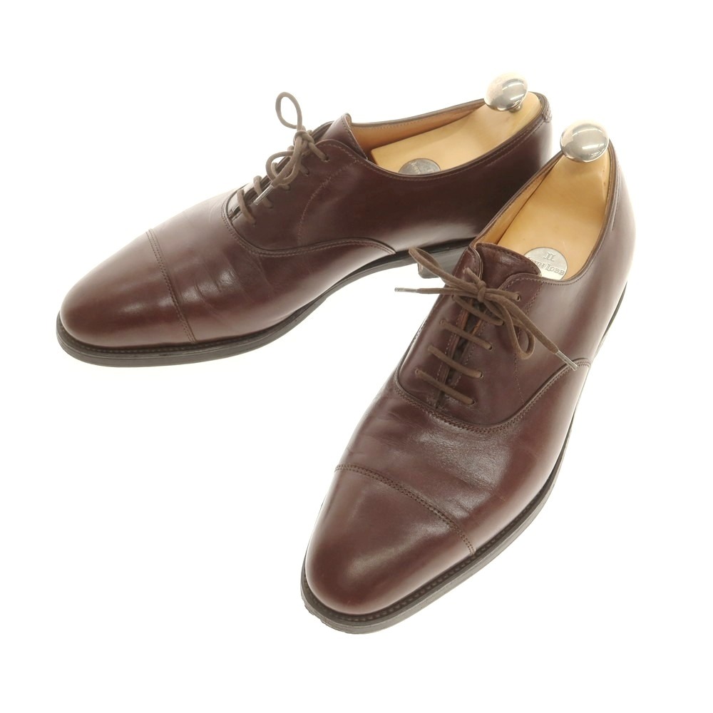 【中古】ジョンロブ John Lobb CITY2 ストレートチップ ドレスシューズ ブラウン【サイズ7D】【S/S/A/W】【状態ランクB】【メンズ】