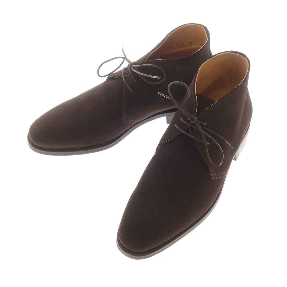 【中古】バーウィック BERWICK スエード ブーツ ダークブラウン【サイズ8】【S/S/A/W】【状態ランクA】【メンズ】[APD]