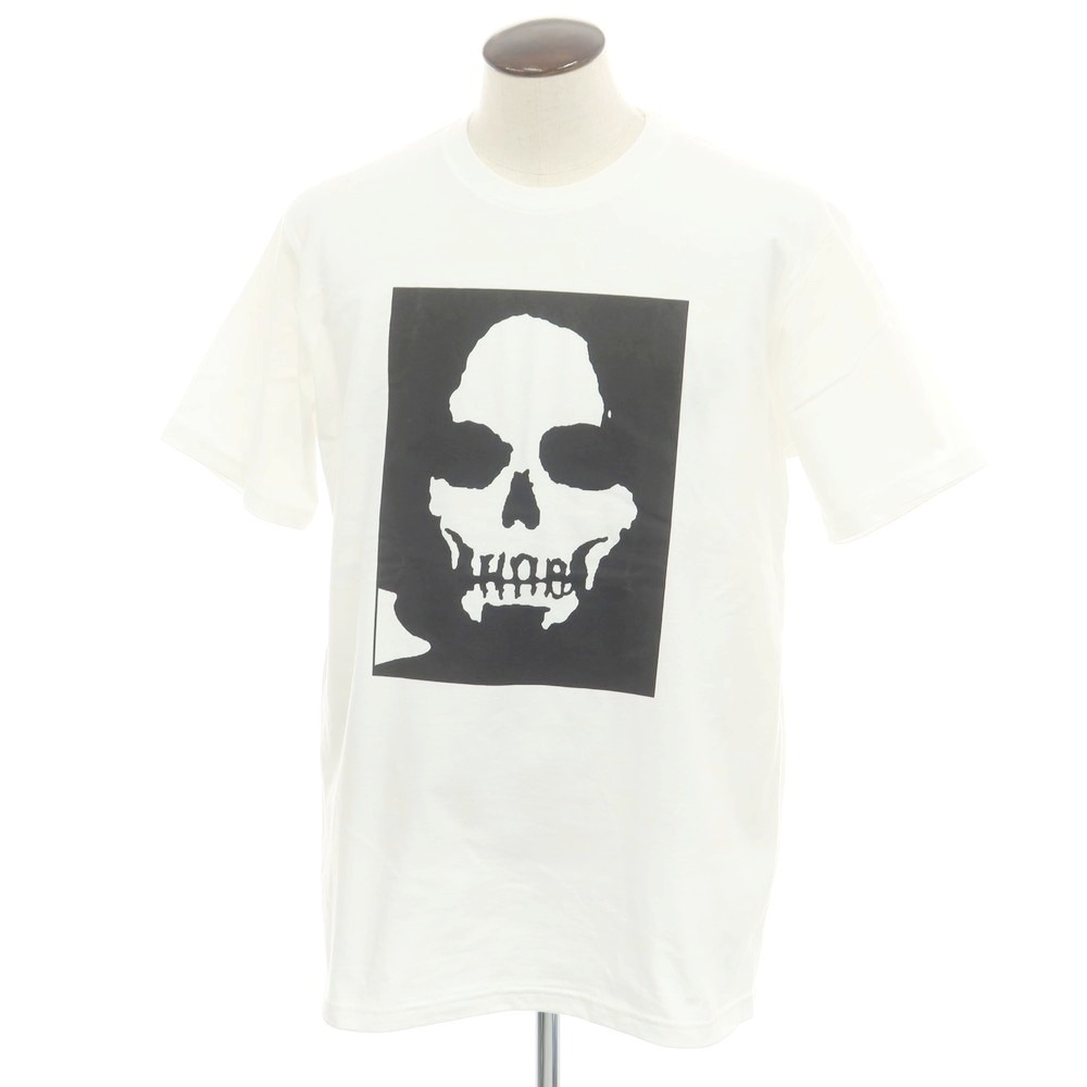 【SALE10%OFF/返品不可】【中古】シュプリーム Supreme × Number (N)ine 2025年秋冬 Manson Tee 綿織物 半袖Ｔシャツ 白いこと【大きさL】【S/S】【物質の状態位置づけるA】【メンズ】[BPD]