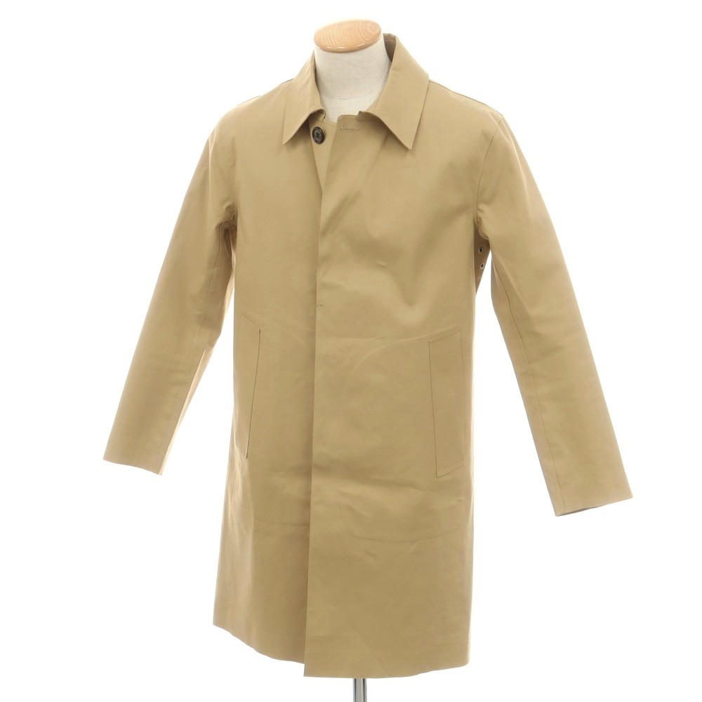 【SALE10%OFF/返品不可】【中古】ハンコック HANCOCK ゴム引き コットン ステンカラーコート ベージュ【サイズ36】【S/S】【状態ランクB】【メンズ】[BPD]｜リタリオリブロ