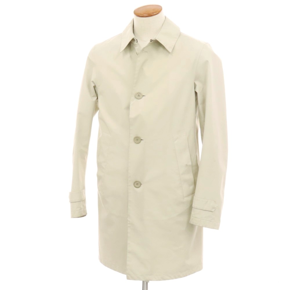 【中古】ヘルノ Herno Laminar GORE-TEX ポリエステル ステンカラーコート アイボリー【サイズ48】【S/S】【状態ランクD】【メンズ】[APD] 6,183円