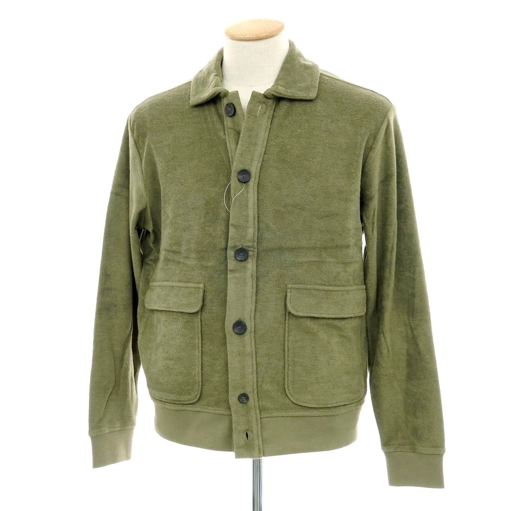 【SALE10%OFF/返品不可】【新品】ザノーネ ZANONE 綿織物 パイル 上衣 オリーブ【大きさS】【S/S】【物質の状態位置づけるN】【メンズ】[BPD]