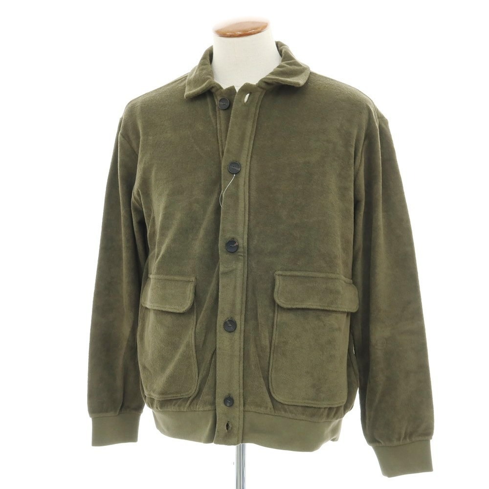 【SALE10%OFF/返品不可】【新品】ザノーネ ZANONE 綿織物 パイル 上衣 暗然たるオリーブ【大きさM】【S/S】【物質の状態位置づけるN】【メンズ】[BPD]