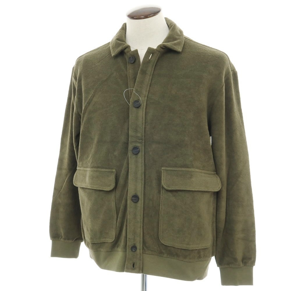 【SALE10%OFF/返品不可】【新品】ザノーネ ZANONE 綿織物 パイル 上衣 暗然たるオリーブ【大きさL】【S/S】【物質の状態位置づけるN】【メンズ】[BPD]