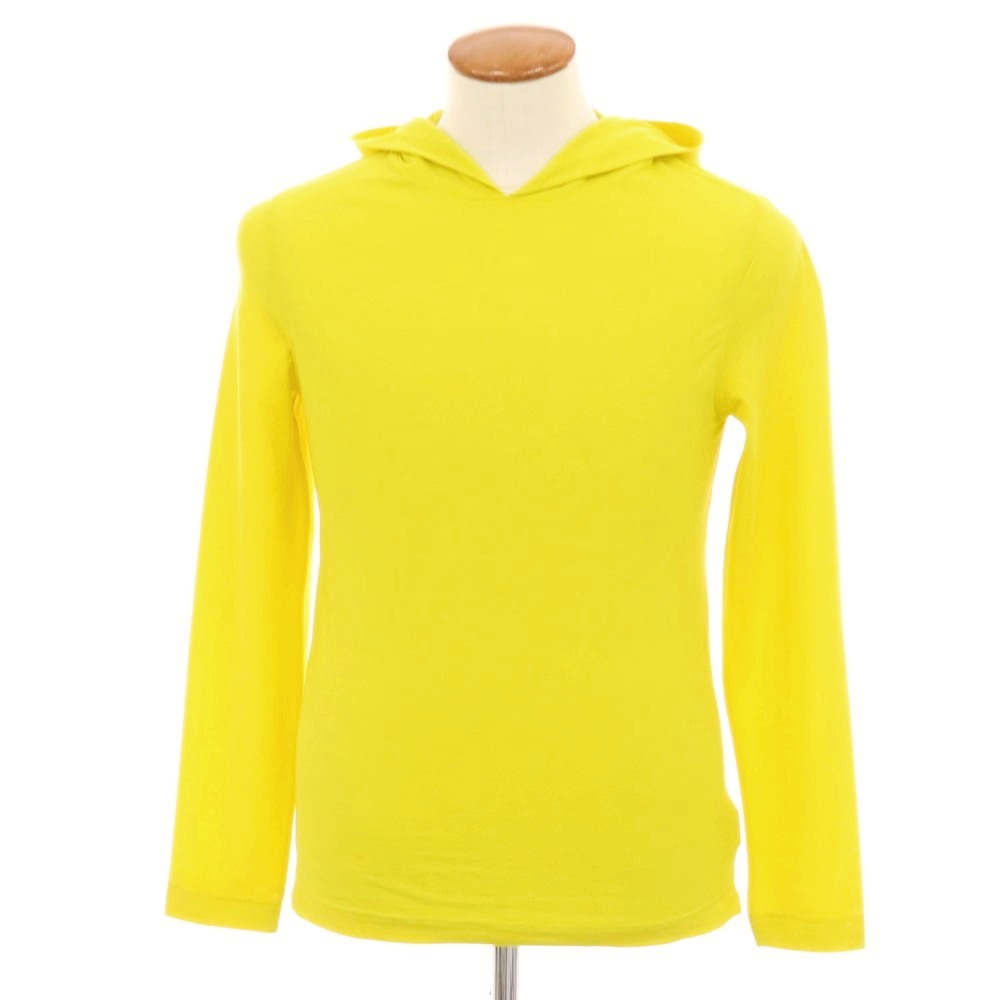 【新品】ザノーネ ZANONE アイスコットン プルオーバー パーカー イエロー【サイズ46】【S/S】【状態ランクN】【メンズ】[APD]