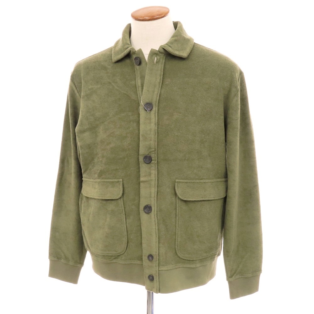 【SALE10%OFF/返品不可】【新品】ザノーネ ZANONE 綿織物 パイル 上衣 オリーブ【大きさM】【S/S】【物質の状態位置づけるN】【メンズ】[BPD]