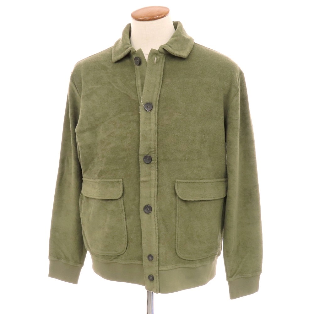 【SALE10%OFF/返品不可】【新品】ザノーネ ZANONE 綿織物 パイル 上衣 オリーブ【大きさL】【S/S】【物質の状態位置づけるN】【メンズ】[BPD]