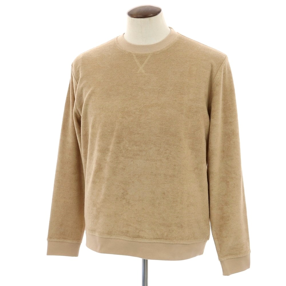 【SALE10%OFF/返品不可】【新品】ザノーネ ZANONE 綿織物 パイル 労働者の一団のど首 汗水 ベージュ【大きさL】【S/S】【物質の状態価値づけるN】【メンズ】[BPD]