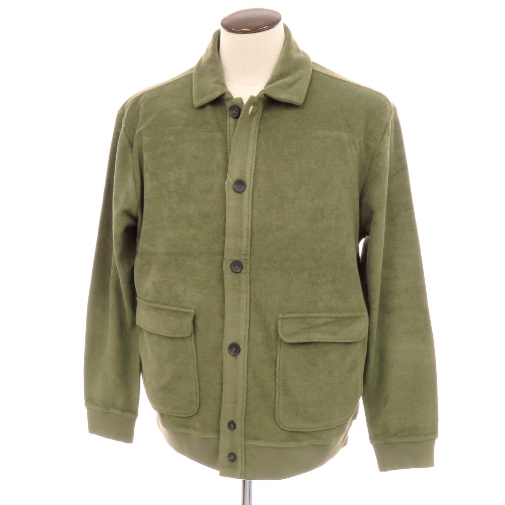 【SALE10%OFF/返品不可】【新品】ザノーネ ZANONE 綿織物 パイル 上衣 オリーブ【大きさL】【S/S】【物質の状態位置づけるN】【メンズ】[BPD]