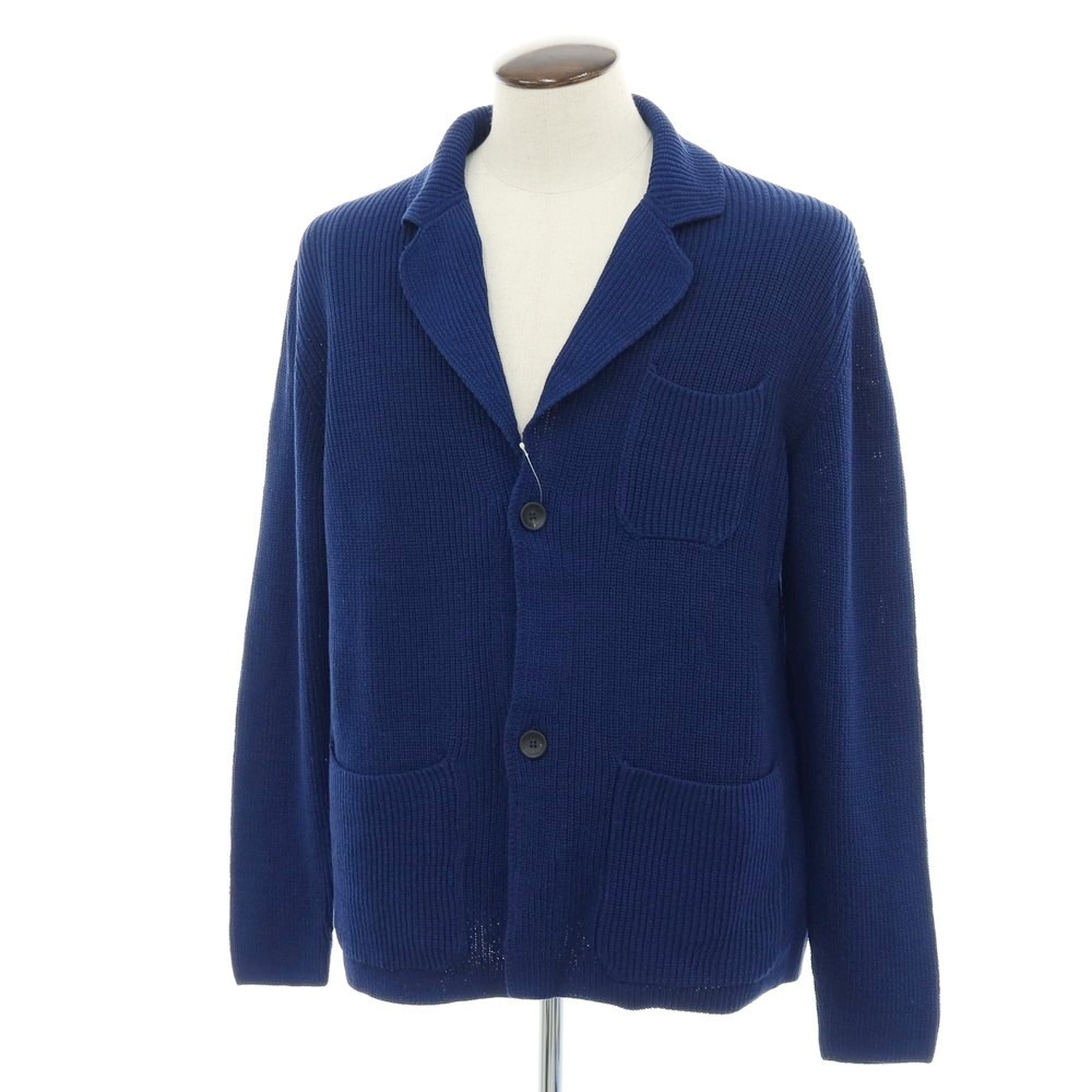 【新品】ザノーネ ZANONE 綿織物 リブニット ジレー 上衣 米国海軍【大きさ50】【S/S】【物質の状態序列付けるN】【メンズ】[BPD]