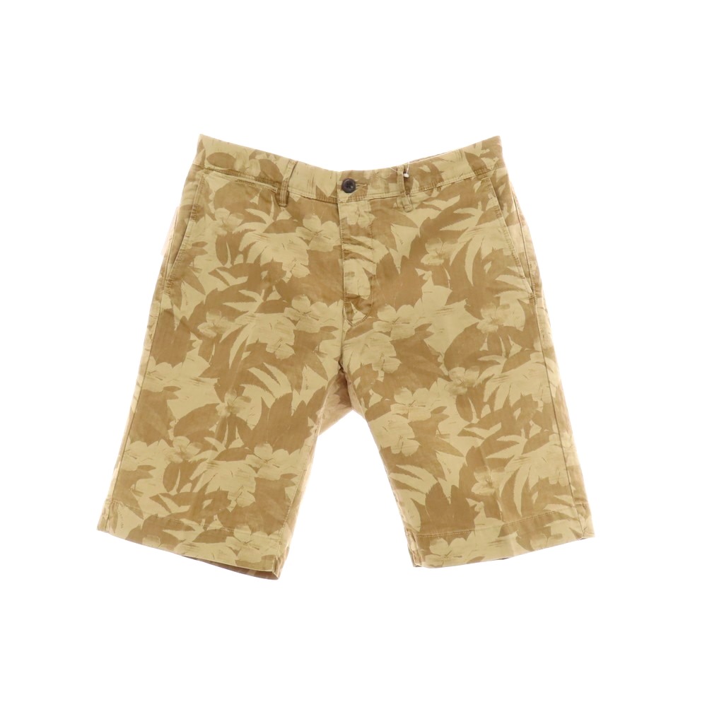 【SALE10%OFF/返品不可】【新品】インコテックス スラックス INCOTEX SLACKS 伸ばすこと ヘリンボーンコットン ボタニカル柄 遊撃手ズボン下 ベージュxカーキ赤銅色【大いさ33】【S/S】【物質の状態序列付けるN】【メンズ】[BPD]