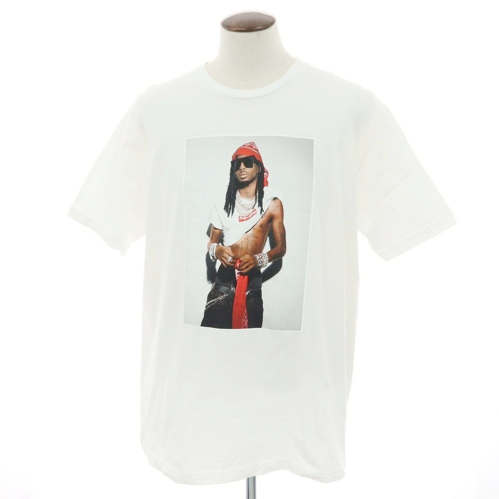 【SALE10%OFF/返品不可】【中古】シュプリーム Supreme 2025年秋冬 Playboi Carti Tee 綿織物 半袖Ｔシャツ 白いこと【大きさXL】【S/S】【物質の状態位置づけるB】【メンズ】[BPD]