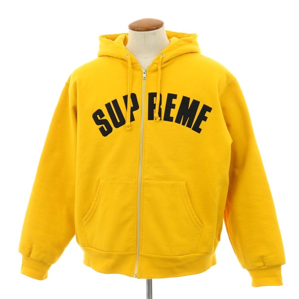 【SALE10%OFF/返品不可】【中古】シュプリーム Supreme 2025年秋冬 Arc Thermal Lined Zip Up Hooded Sweatshirt パーカー 黄色【大きさM】【A/W】【物質の状態価値づけるB】【メンズ】[APD]