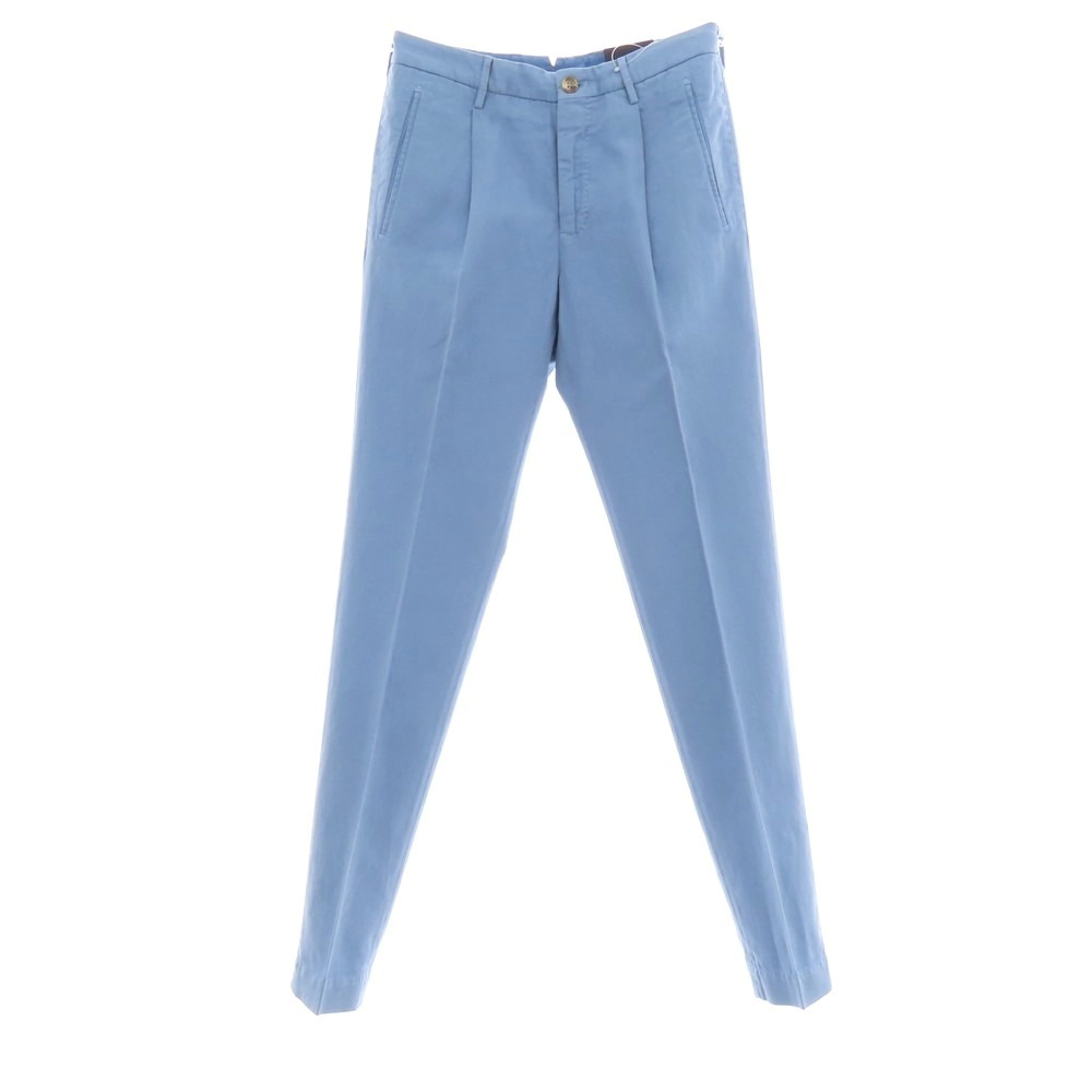【新品】インコテックス 投げることお召しもの INCOTEX SLOWEAR 54型 tapered fit 綿織物リネン カジュアルスラックスパンツ 点火装置青色【大きさ44L】【S/S】【物質の状態価値づけるN】【メンズ】[BPD]