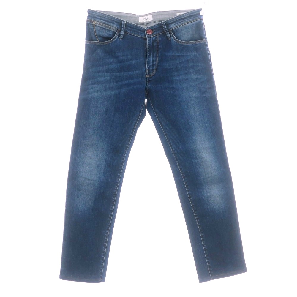 【中古】ピーティーゼロチンクエ PT05 SWING ストレッチ コットンリヨセルポリエステル デニムパンツ ジーンズ ネイビー【サイズ29】【S/S/A/W】【状態ランクB】【メンズ】