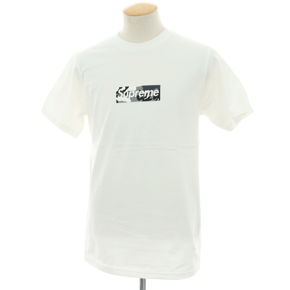 【中古】【未使用】シュプリーム Supreme 2025年春夏 Miami Box Logo Tee コットン 半袖Ｔシャツ ホワイト【サイズS】【S/S】【状態ランクS】【メンズ】[APD]