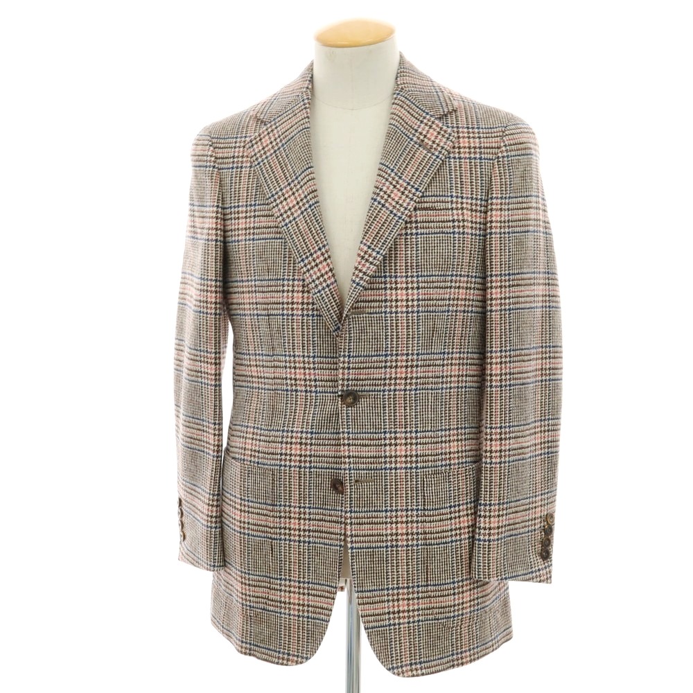 【SALE10%OFF/返品不可】【中古】サルトリア カスタンジア Sartoria Castangia 羊毛 照合のしるし テーラードジャケット 赤銅色【大きさ42】【A/W】【物質の状態位置づけるA】【メンズ】[APD]
