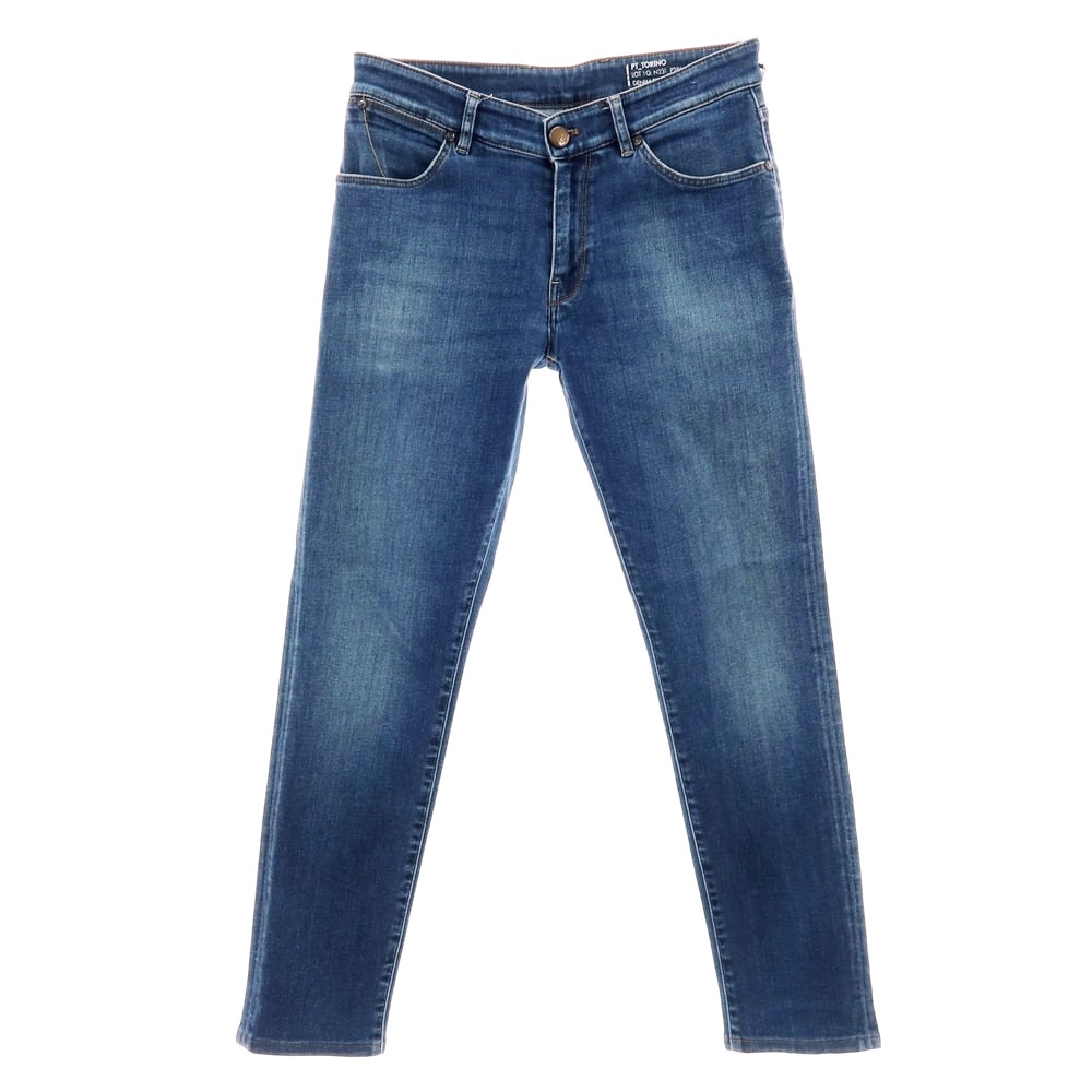【中古】ピーティートリノ デニム PT TORINO DENIM SWING ストレッチ コットンセルロースポリエステル デニムパンツ ジーンズ ブルー【サイズ31】【S/S/A/W】【状態ランクB】【メンズ】