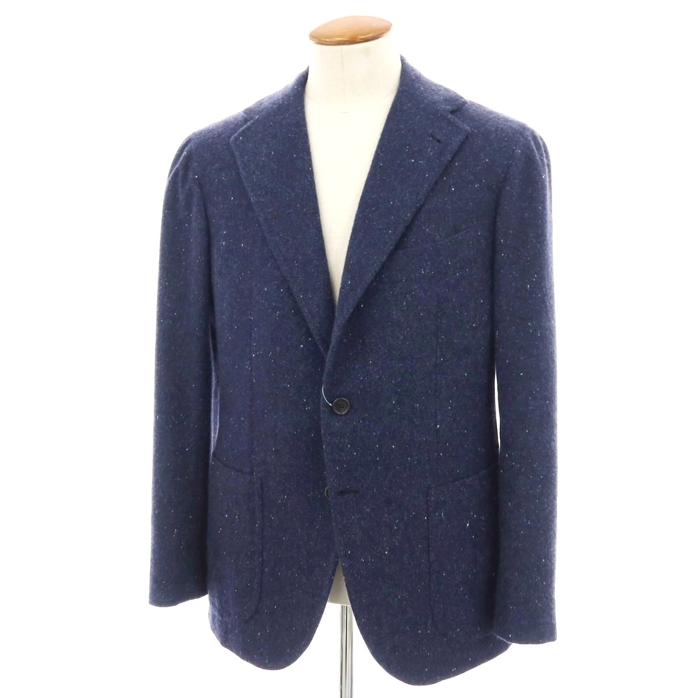 【SALE10%OFF/返品不可】【中古】オラッツィオ ルチアーノ Orazio Luciano カシミール 3B テーラードジャケット ライトネイビー【大きさ48】【A/W】【物質の状態位置づけるB】【メンズ】[APD]