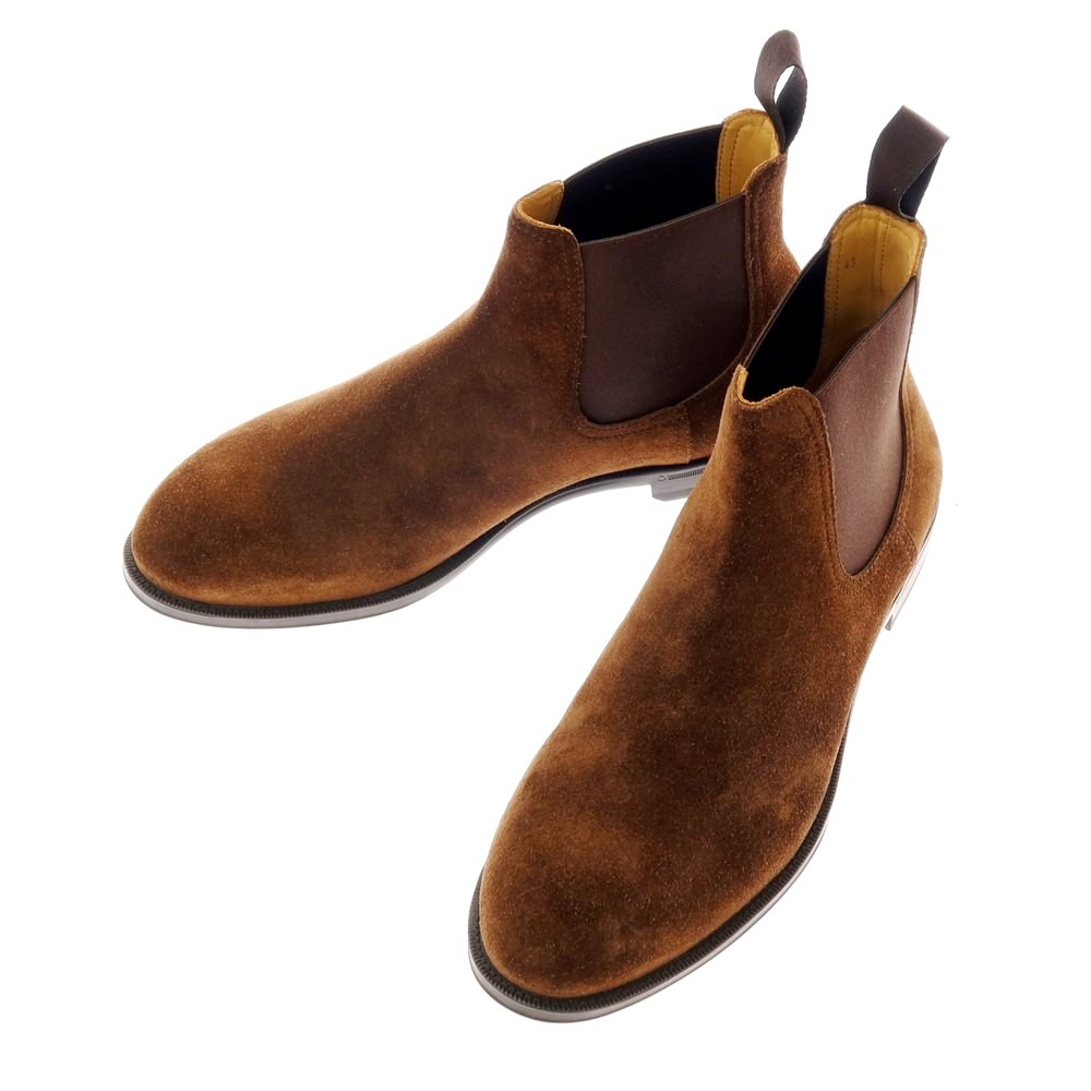 【SALE10%OFF/返品不可】【新品】オフィチーナスローウェア OFFICINA SLOWEAR スエードクロス サイドゴアブーツ 赤銅色【大きさ43】【A/W】【物質の状態価値づけるN】【メンズ】[APD]