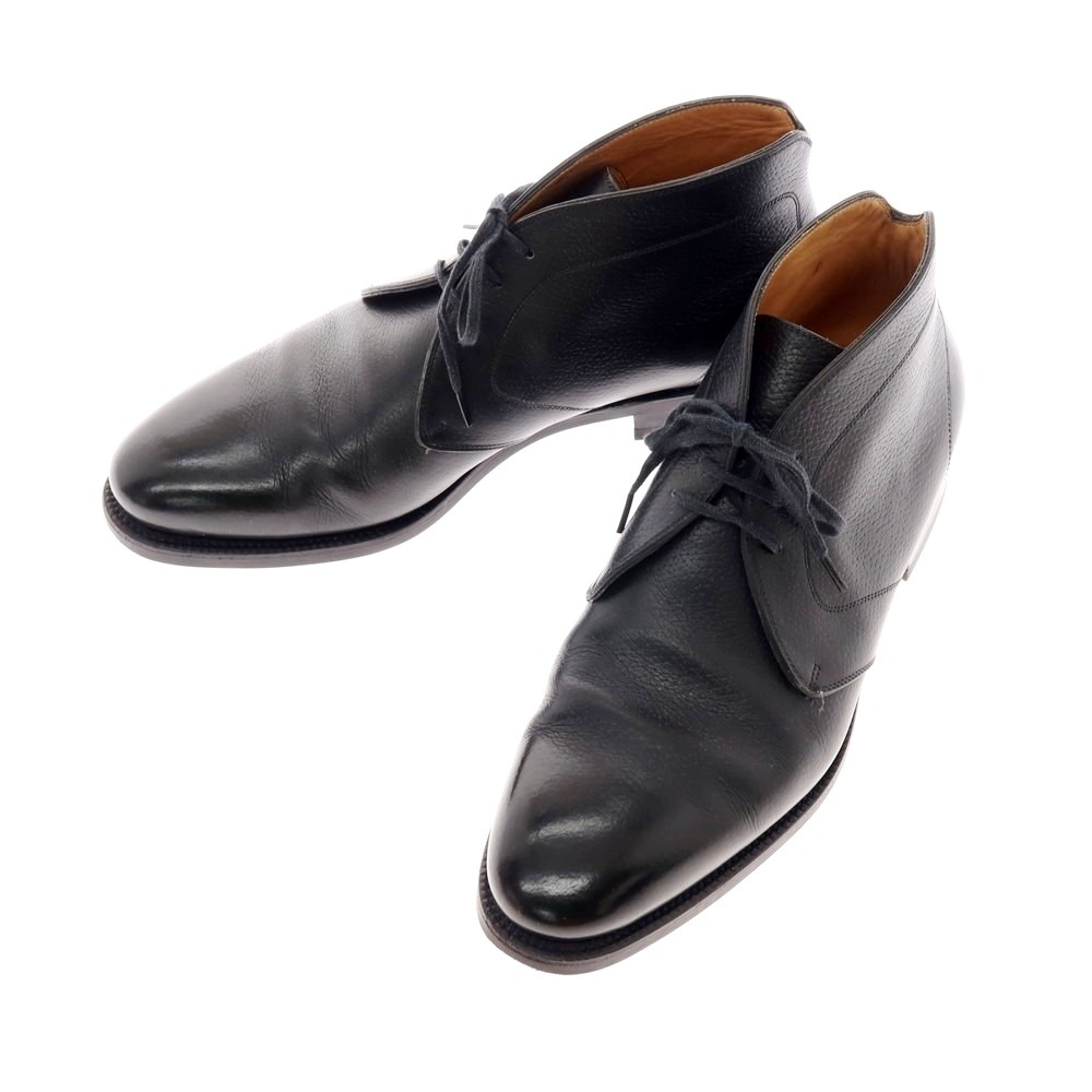 【SALE10%OFF/返品不可】【中古】ステファノベーメル Stefano Bemer チャッカブーツ ブラック【サイズ40】【S/S/A/W】【状態ランクA】【メンズ】[APD]｜リタリオリブロ
