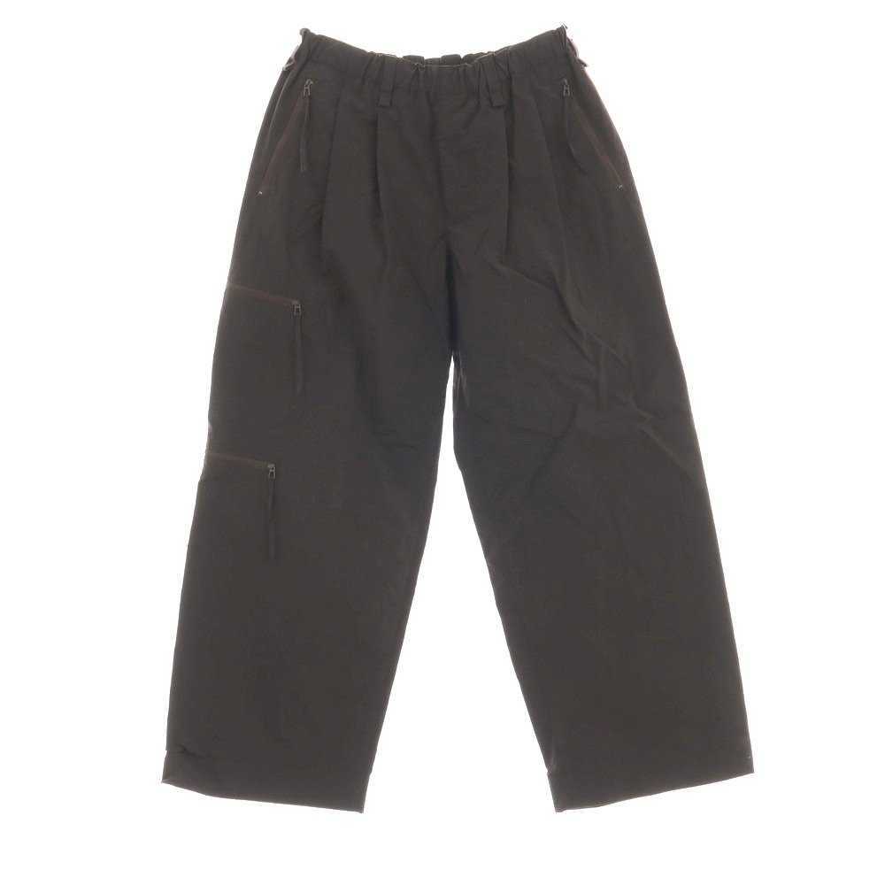 【SALE10%OFF/返品不可】【中古】オム プリッセ イッセイミヤケ HOMME PLISSE ISSEY MIYAKE 2025年秋冬 ナイロン ワイドレッグ イージーパンツ 暗然たる赤銅色【大きさ3】【S/S/A/W】【物質の状態位置づけるA】【メンズ】[APD]