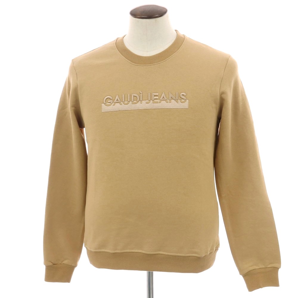 【SALE10%OFF/返品不可】【新品】ガウディ GAUDI 綿織物 労働者の一団のど首 汗水 赤銅色ベージュ【大きさL】【S/S/A/W】【物質の状態位置づけるN】【メンズ】[APD]