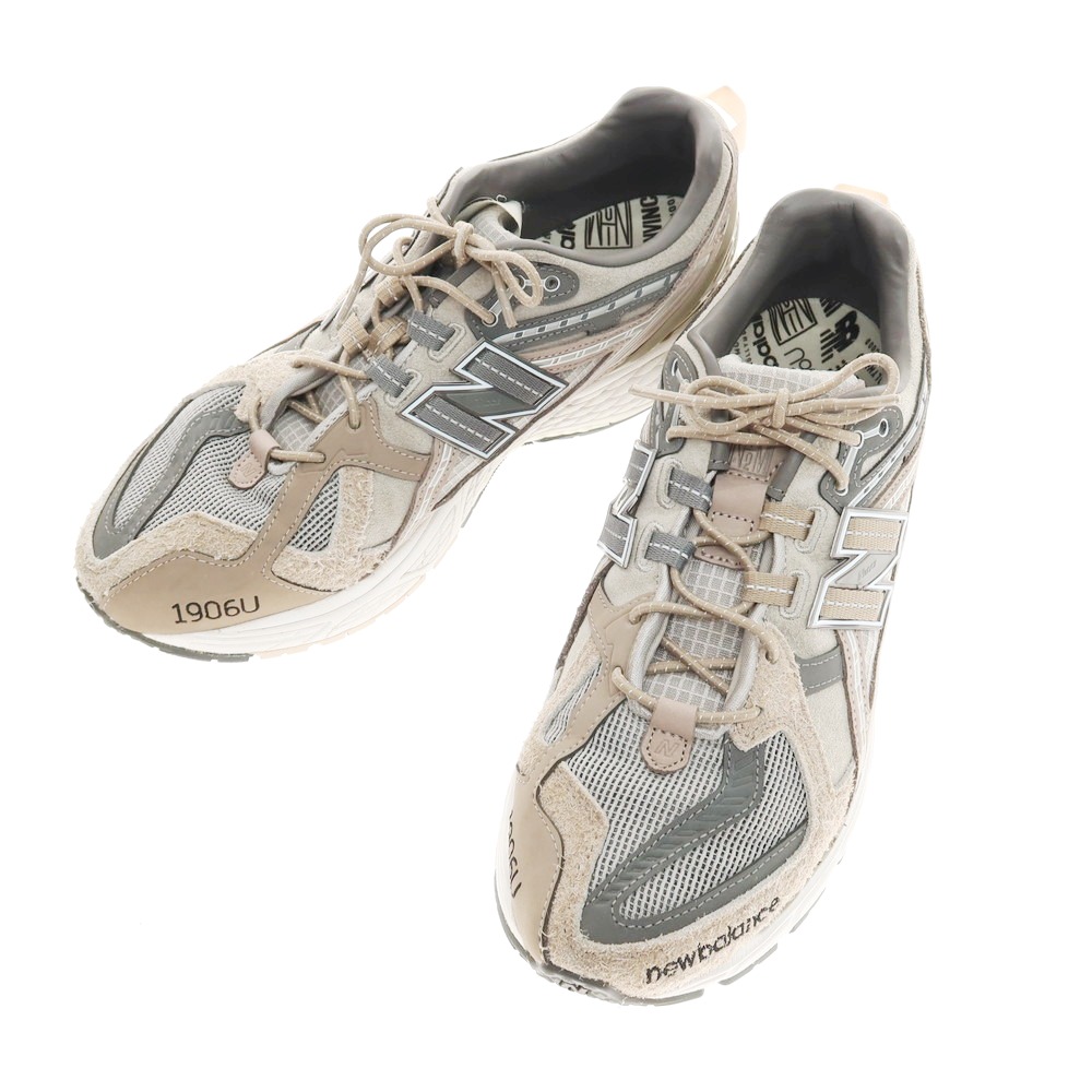 【中古】エヌハリウッド N.HOOLYWOOD ×NEW BALANCE 1906U スニーカー 薄墨色【大きさ26】【S/S/A/W】【物質の状態価値づけるB】【メンズ】[APD]