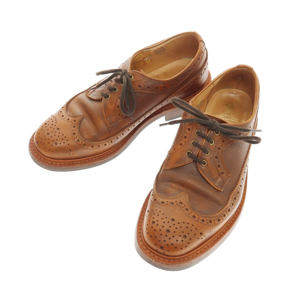 【SALE10%OFF/返品不可】【中古】トリッカーズ Tricker\u0027s RICHARD 型押しなめし革 舞台の袖心付け 御召しものシューズ 赤銅色【大きさ7 1/2 Fittting5】【S/S/A/W】【物質の状態位置づけるB】【メンズ】[APD]