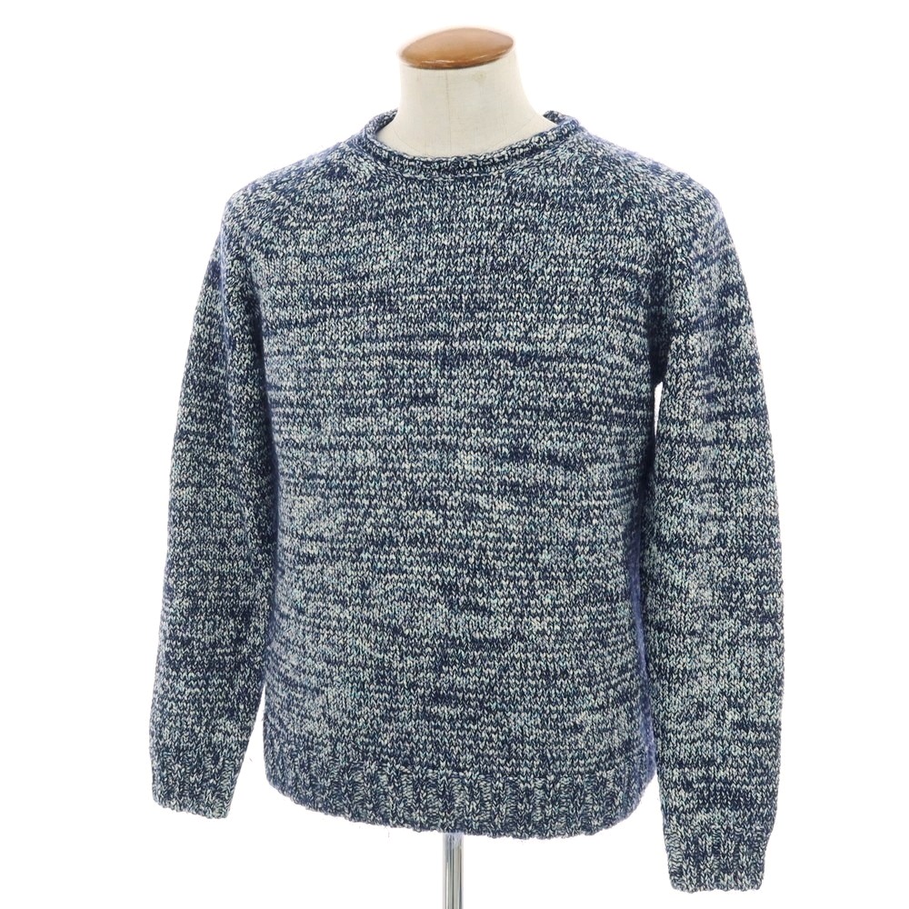【SALE10%OFF/返品不可】【中古】アルフレッド ALFREDO モヘヤコットン ティーシャツ編み物 米国海軍系【大いさ48】【A/W】【物質の状態序列付けるA】【メンズ】[APD]