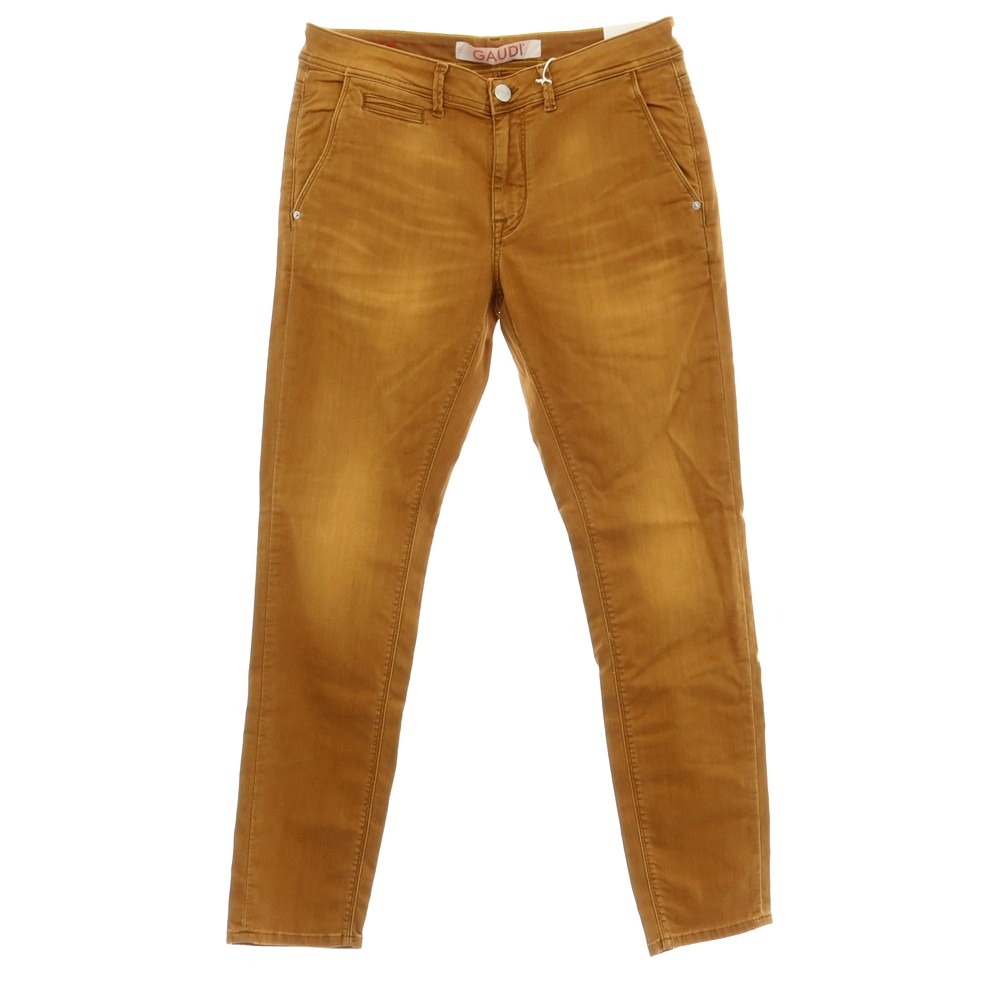 【SALE10%OFF/返品不可】【新品】ガウディ GAUDI JONNY 伸ばすこと 綿織物 ジーンズズボン下 オレンジ色赤銅色【大きさ34】【S/S/A/W】【物質の状態位置づけるN】【メンズ】[APD]