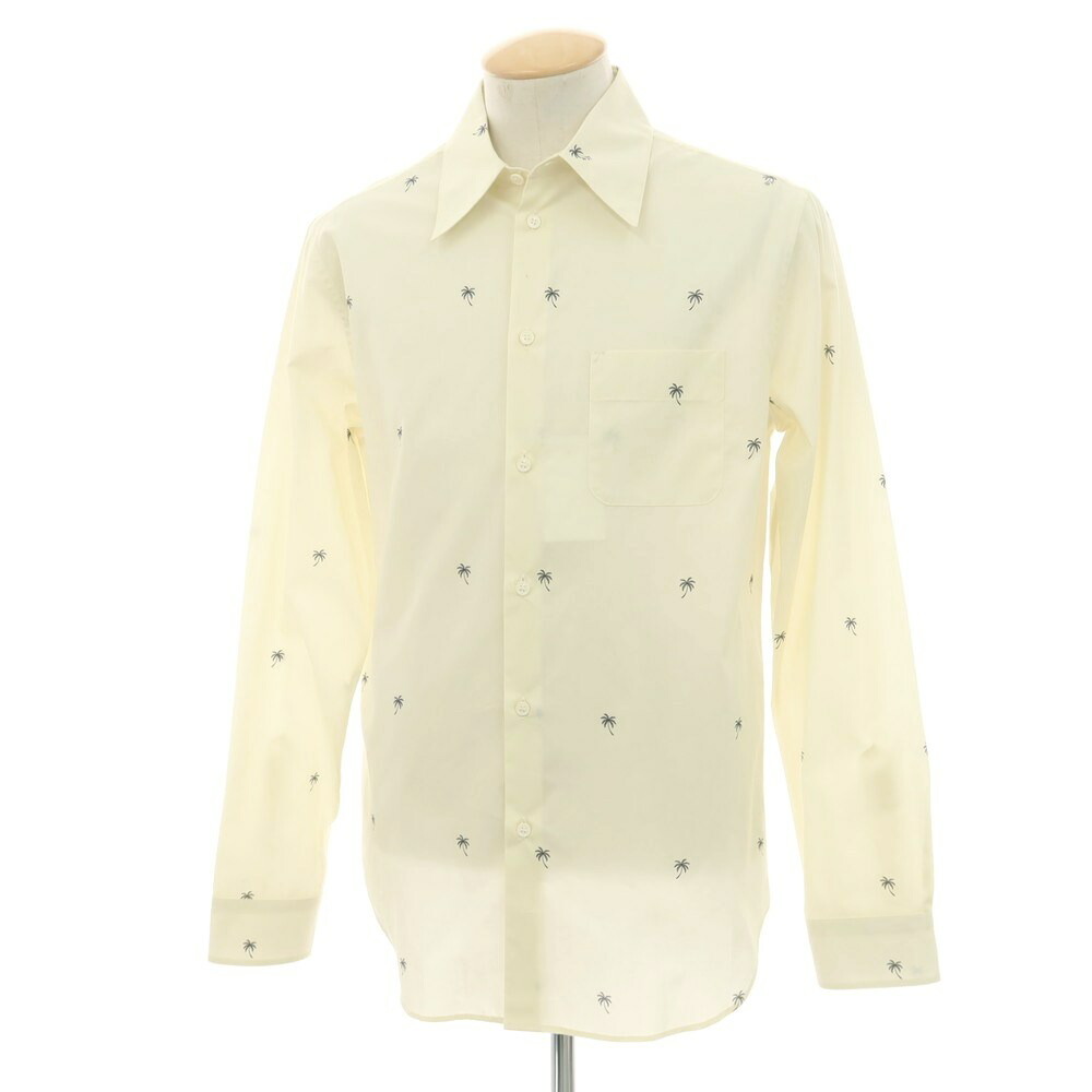 【新品】ヌメロ ヴェントゥーノ N°21 コットン カジュアルシャツ クリーム【サイズS】【S/S/A/W】【状態ランクN】【メンズ】
