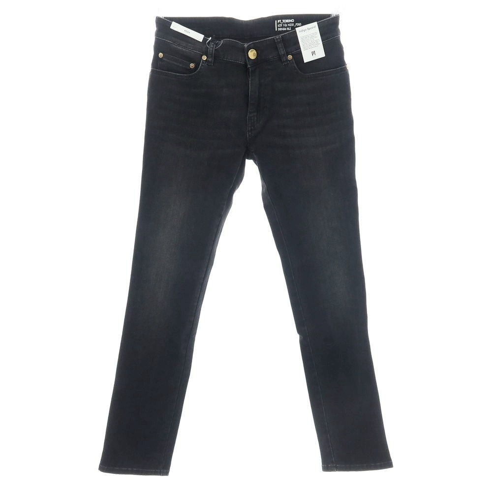 【新品】ピーティートリノ デニム PT TORINO DENIM ROCK ストレッチ コットンレーヨンポリエステル デニムパンツ ジーンズ ブラック【サイズ30】【S/S/A/W】【状態ランクN】【メンズ】