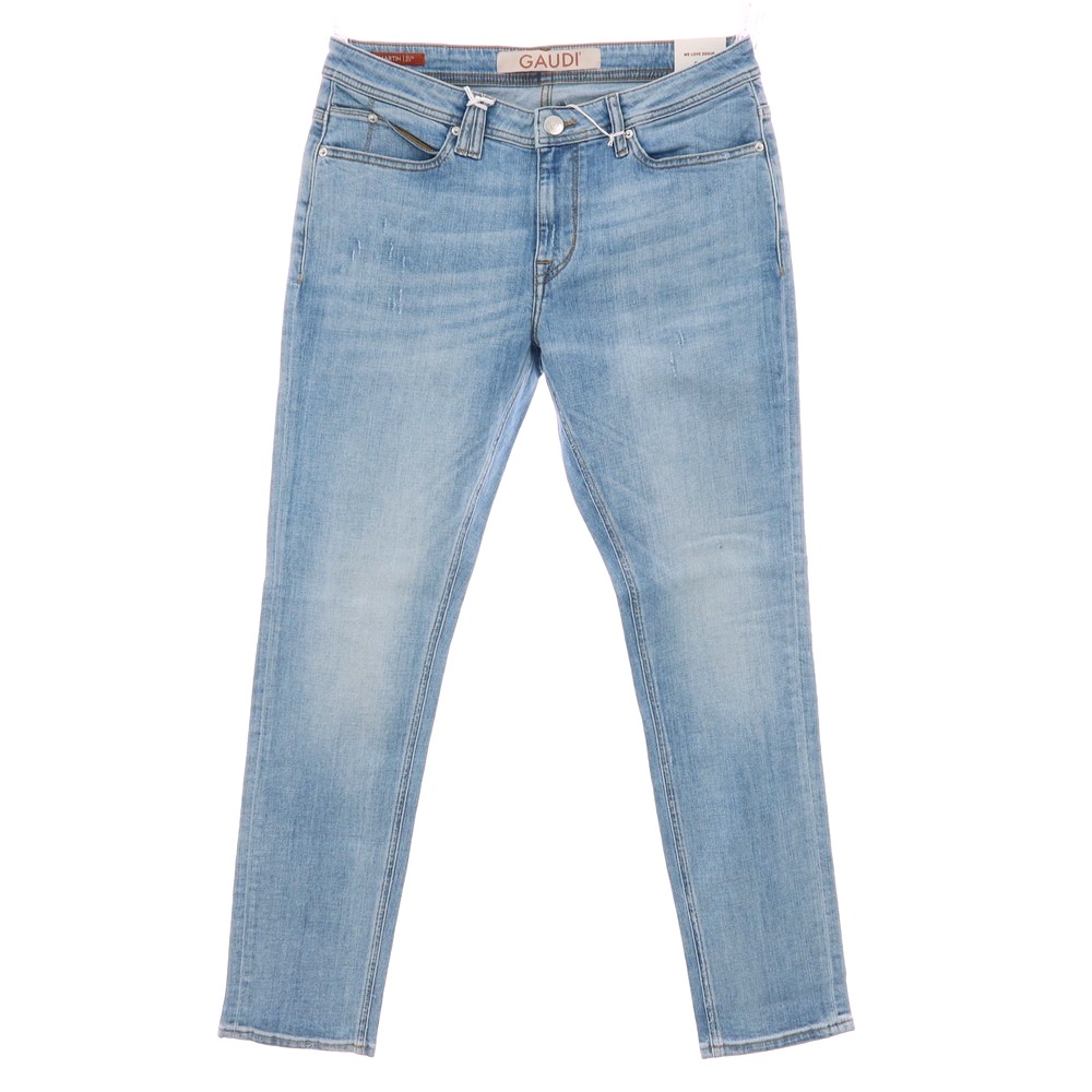 【SALE10%OFF/返品不可】【新品】ガウディ GAUDI JEANS MARTIN 伸ばすこと 綿織物 ジーンズズボン下 デニム ともし火青碧【大いさ34】【S/S/A/W】【物質の状態序列付けるN】【メンズ】[APD]