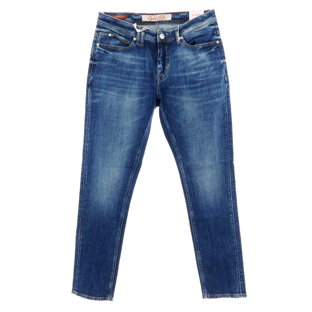 【SALE10%OFF/返品不可】【新品】ガウディ GAUDI JEANS MARTIN 伸ばすこと 綿織物 ジーンズズボン下 デニム 米国海軍【大いさ34】【S/S/A/W】【物質の状態序列付けるN】【メンズ】[APD]