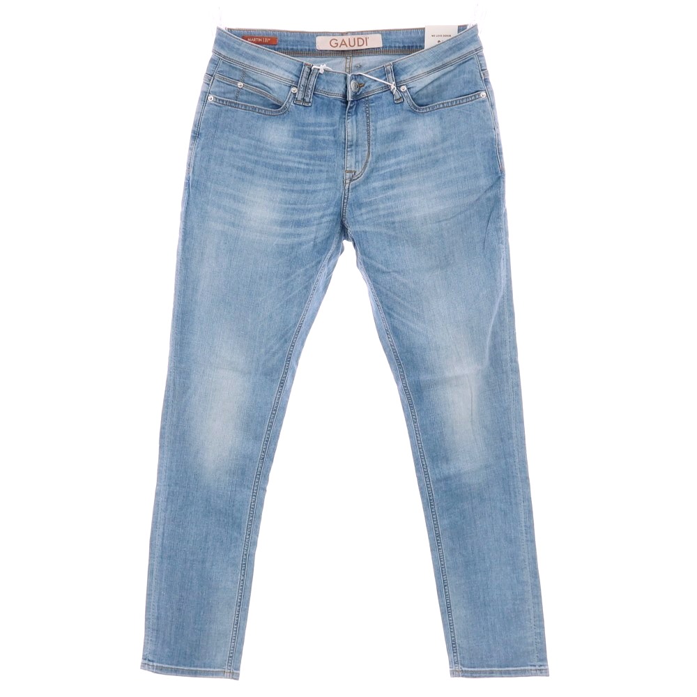 【SALE10%OFF/返品不可】【新品】ガウディ GAUDI JEANS MARTIN 伸ばすこと 綿織物 ジーンズズボン下 デニム ともし火青碧【大いさ34】【S/S/A/W】【物質の状態序列付けるN】【メンズ】[APD]